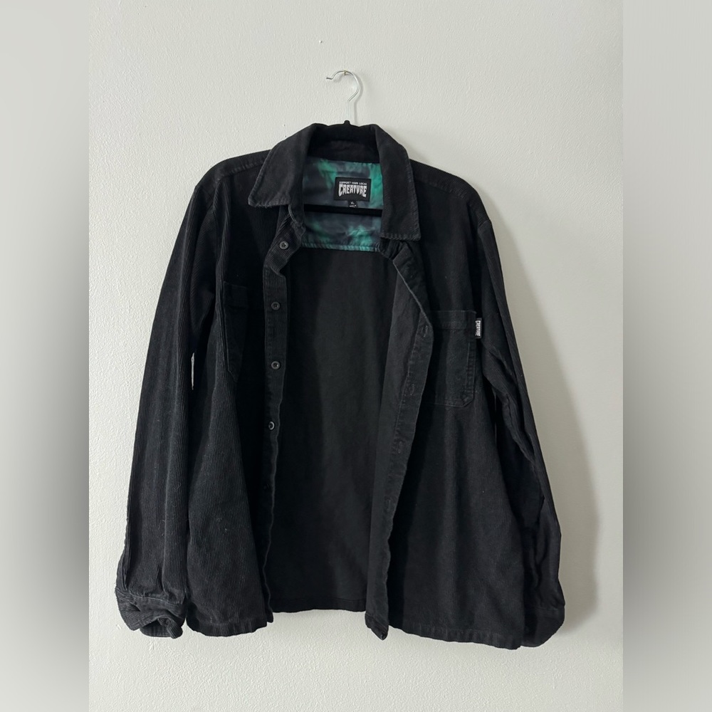 Creature Voodoo Corduroy Long Sleeve Button-Up
